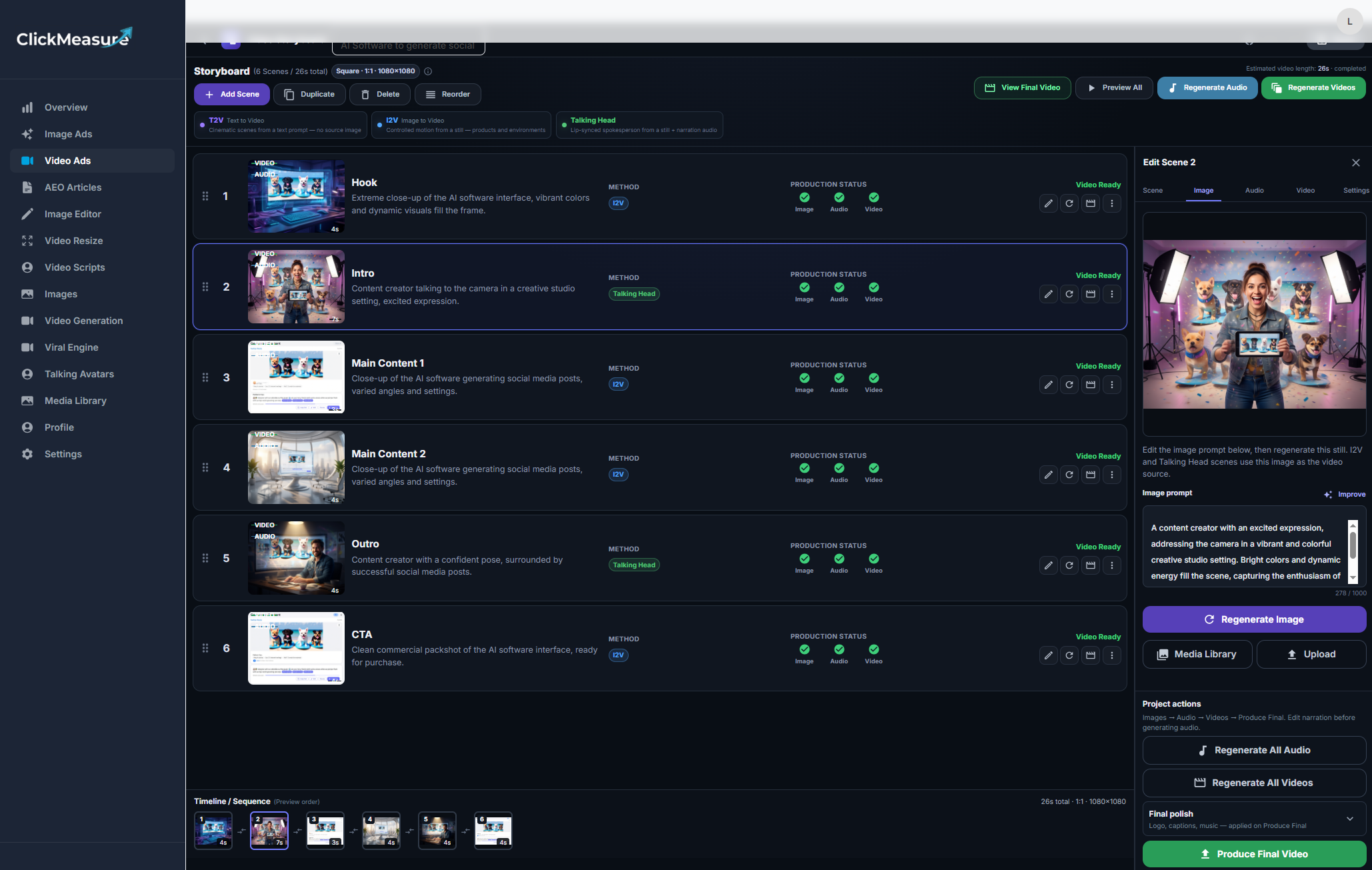 ClickMeasure dashboard preview